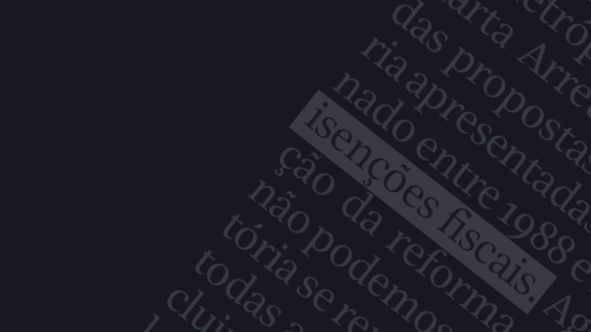 Isenções em Xeque